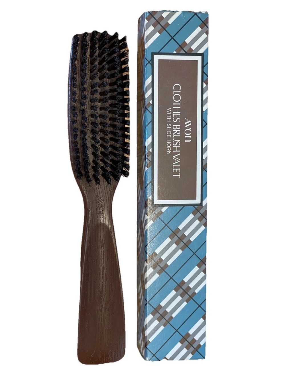 🆕Avon vintage 1970s Clothes brush valet with shoe horn‎ NOS Grandpacore